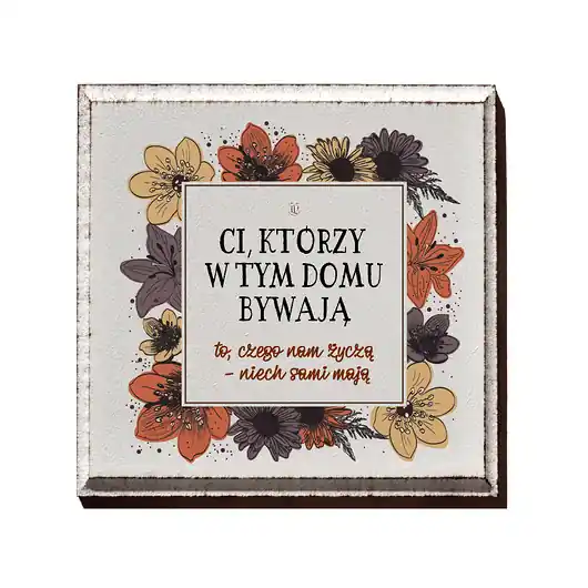 Tabliczka z napisem do domu Tani