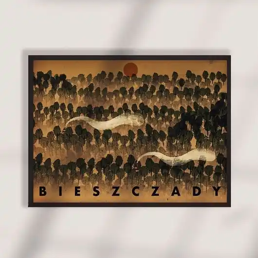 Plakat "Bieszczady" Bestseller