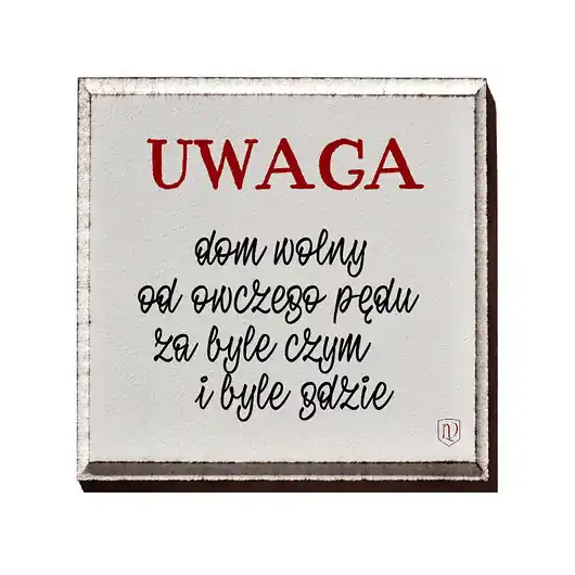 Tabliczka z napisem do domu Najlepsza cena