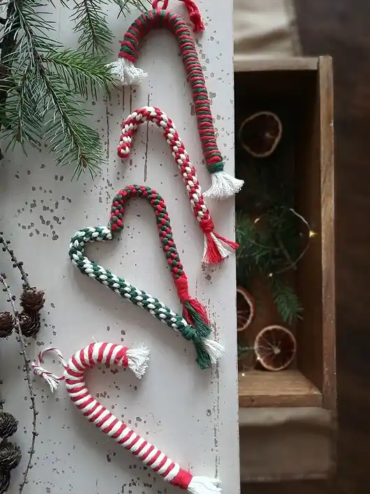 Ozdoba na choinkę laski zestaw 5 szt Bezpieczna płatność