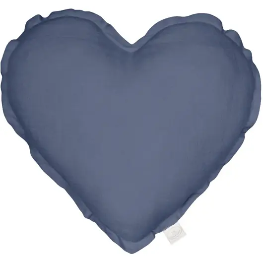 Oferta limitowana Poduszka PN serce lniana Denim