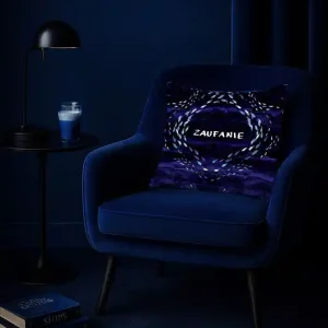 Wysoka jakość PODUSZKA dekoracyjna, print OCEAN (bawełna)