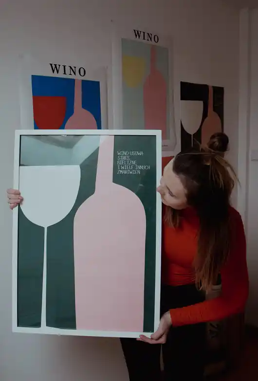 Hit sprzedaży Plakat Wino
