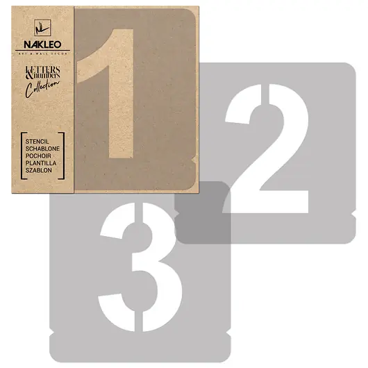 Promocja Szablon malarski // 100 mm // Modern Sans Cyfry