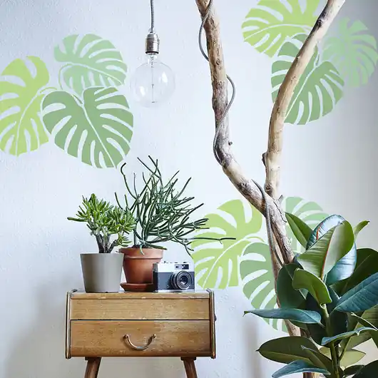 Oferta limitowana Szablon malarski wielokrotny /LIŚCIE MONSTERY