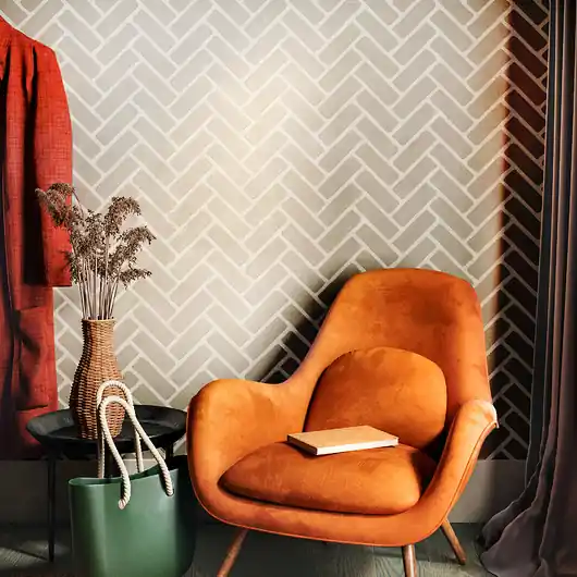 Wyjątkowa oferta Powtarzalny szablon malarski / HERRINGBONE BRICK