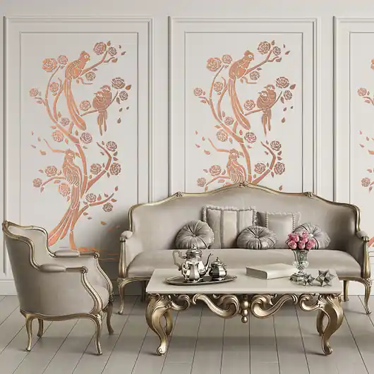 Szybka dostawa Szablon malarski wielokrotny /CHINOISERIE 1