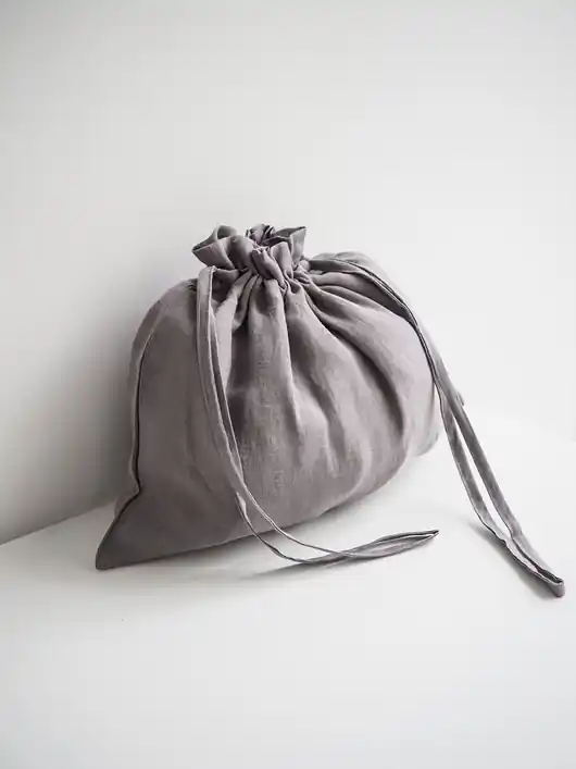 Nowość Lniany woreczek TRUE GRAY