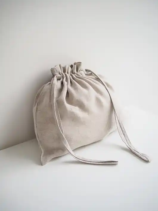 Do wyczerpania zapasów Lniany woreczek NATURAL LINEN