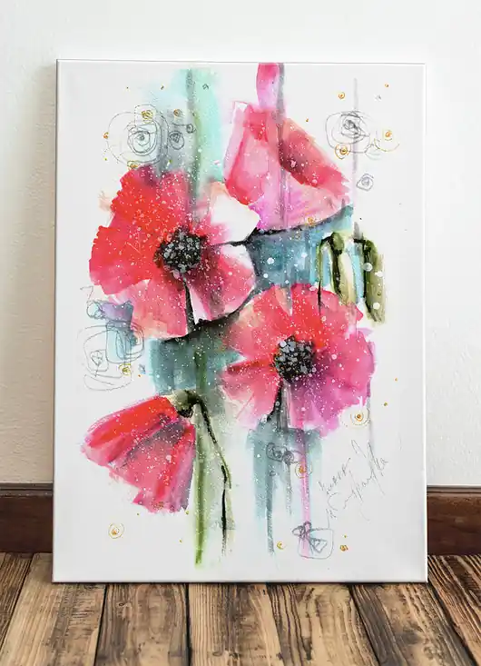 Najlepsza cena Maki. Akwarela 1. Giclee