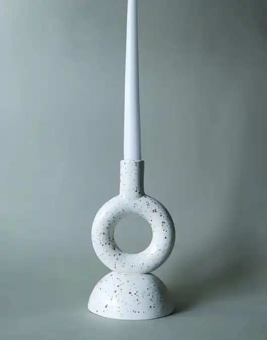 Świecznik ceramiczny Tani