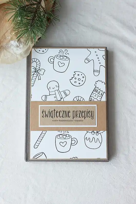 Zamów dziś Świąteczny przepiśnik. Personalizowany notes na przepisy