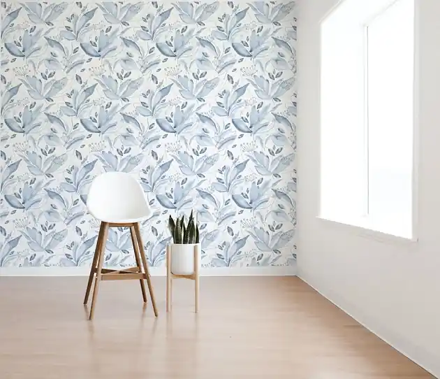Bezpieczna płatność Tapeta Blue Art SG02. Serenity Garden. Akwarelowa Niebieska