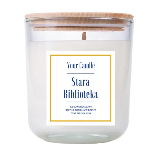 Ostatnia szansa ŚWIECA SOJOWA STARA BIBLIOTEKA 210 ml - YOUR CANDLE