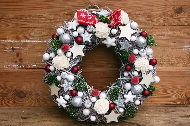 Promocja Wieniec na Boże Narodzenie - SILVER XMAS