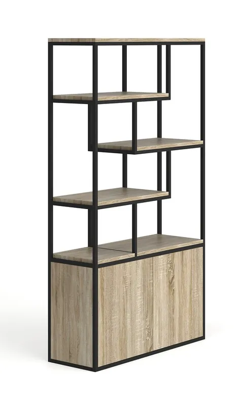 Regał dębowy-ARMARIUM-2-100X35X180 Bezpieczna płatność