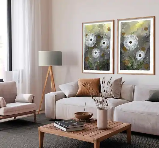Popularny Zestaw 2 prac 60x90cm