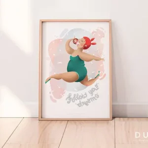 Kup online Prima Baleronna Plakat Ilustracja