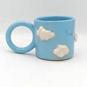 Bestseller Ceramiczny kubek w chmurki