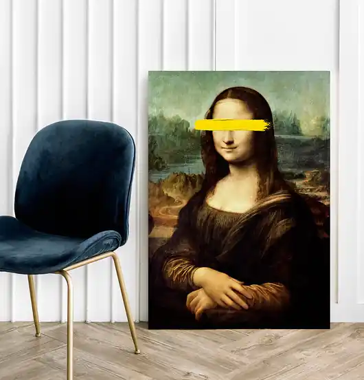 Plakat Mona Lisa Bezpieczna płatność