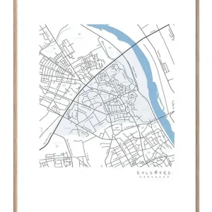Bezpieczna płatność ŻOLIBORZ Warszawa plakat mapa