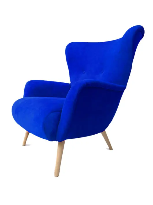 Hit cenowy Fotel Uszak Scandi , Retro , Lata 60