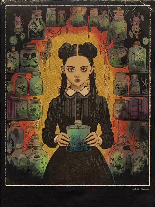 Plakat Wednesday Addams Wyprzedaż