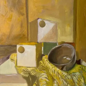 Taniej Martwa natura - żółta 50x70