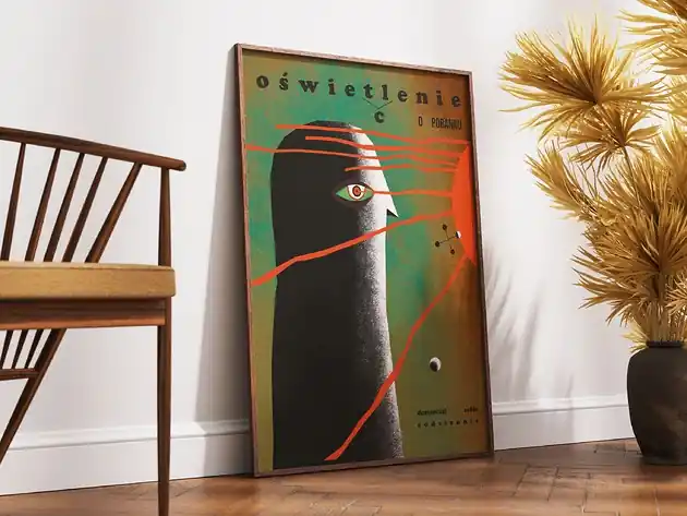 Plakat "Oświetlenie o poranku" Nowość