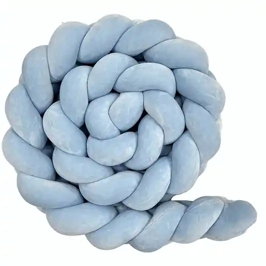 Cena promocyjna Ochraniacz warkocz welur baby blue 200cm PZ