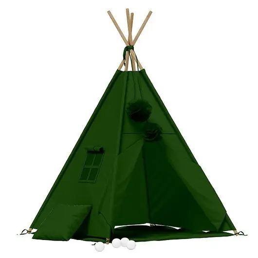Dostępne od ręki Namiot tipi butelkowa zieleń+mata PZ