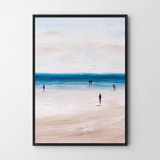 Plakat Abstrakcja Plaża w kadrze Oferta