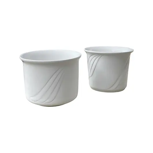 Tani Para donica osłonek ceramicznych, Duemler & Breiden Niemcy, lata 70.
