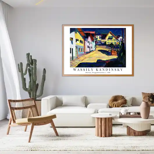 Do wyczerpania zapasów Plakat reprodukcja Wassily Kandinsky ‘Murnau, Burggrabenstrasse 1‘