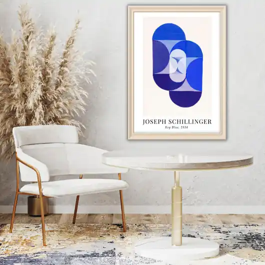 Super okazja Plakat reprodukcja Joseph Schillinger ‘Key Blue‘
