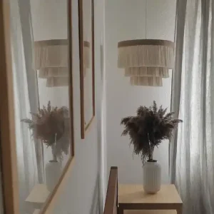 Ostatnia szansa Lampa makrama juta boho 40 cm