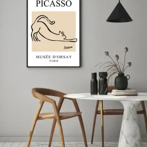 Bestseller PLAKAT z kotem, kociak, Picasso, ilustracja, wystawowy