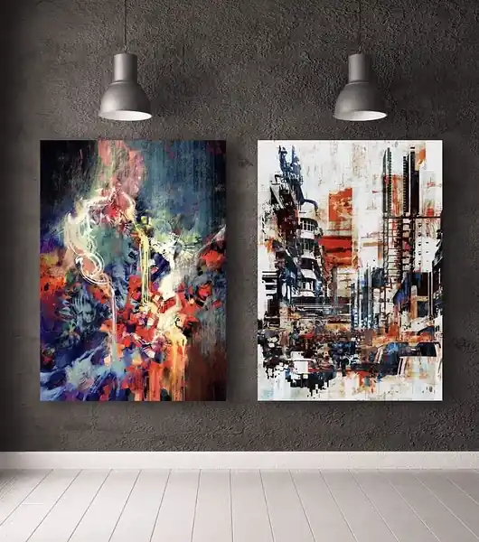 Wyjątkowa oferta Plakat Zestaw abstrakcji w stylu loftowym
