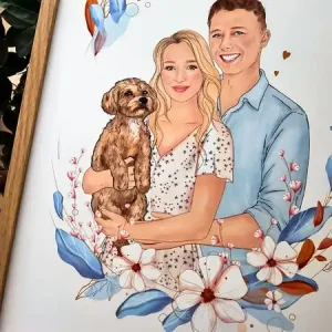 Obniżka ceny Wasz portret w Wianku