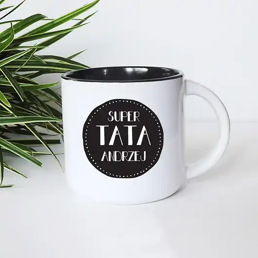 Wyprzedaż Super Tata, wersja z imieniem, kubek 400ml