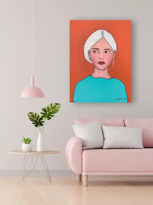 "Jealous Girl" plakat reprodukcja obrazu Do wyczerpania zapasów