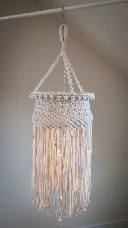 Do wyczerpania zapasów Makramowy Abażur Lampa Lampion Makrama