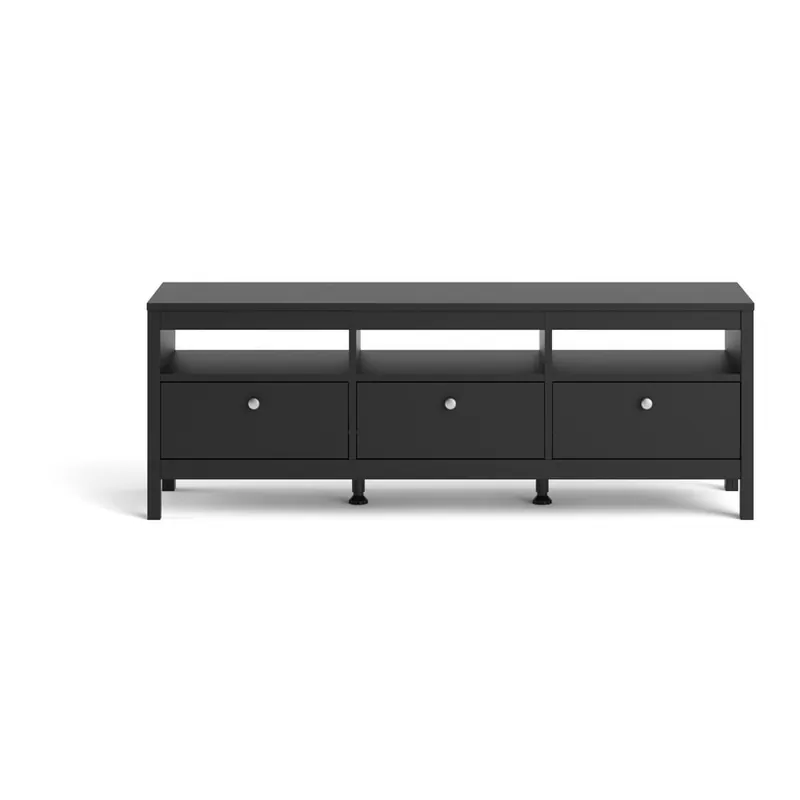 Czarna szafka pod TV 151x54 cm Madrid – Tvilum Bonami Okazja