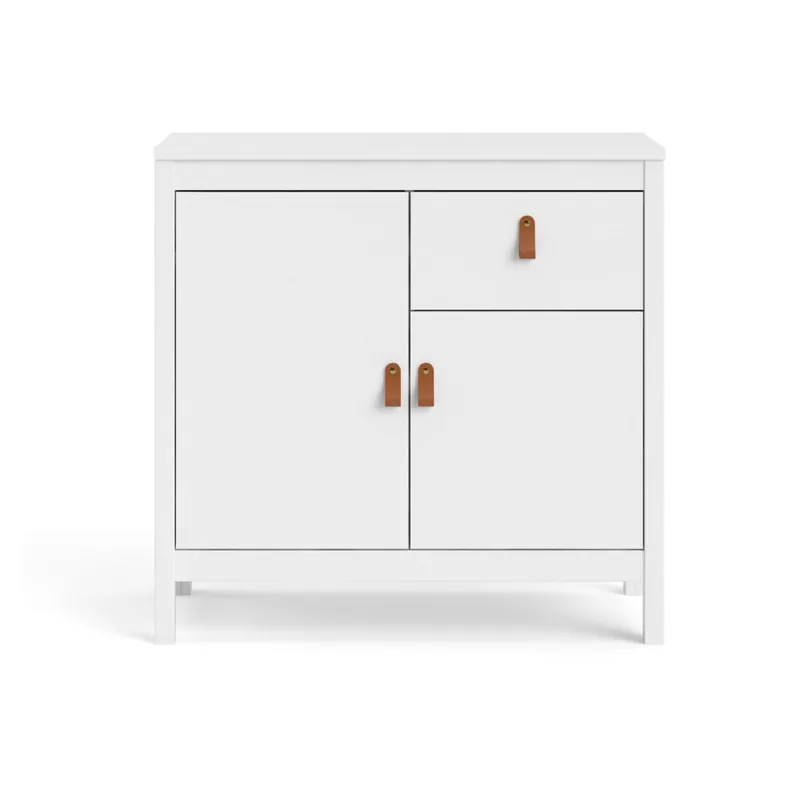 Oferta czasowa Biała niska komoda 82x80 cm Madrid – Tvilum Bonami