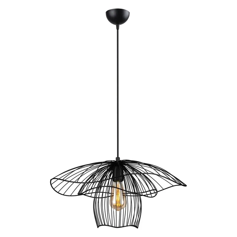Czarna lampa wisząca Squid Lighting Root, wys. 123 cm Bonami Oferta czasowa
