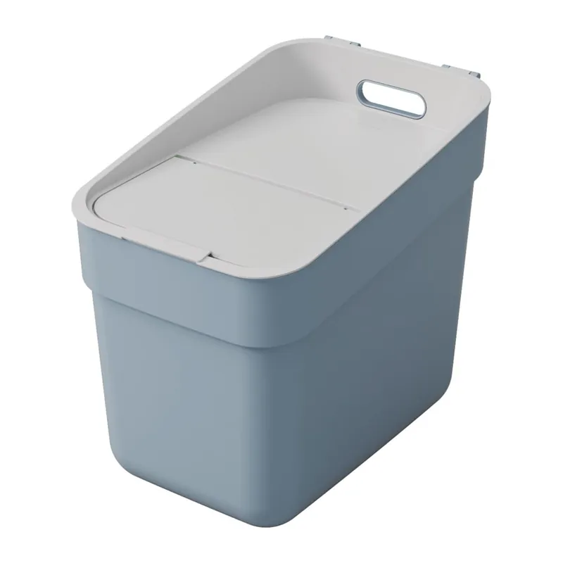 Dodaj do koszyka Jasnoniebieski kosz na śmieci do segregacji odpadów z plastiku z recyklingu 20 l Ready To Collect – Curver Bonami