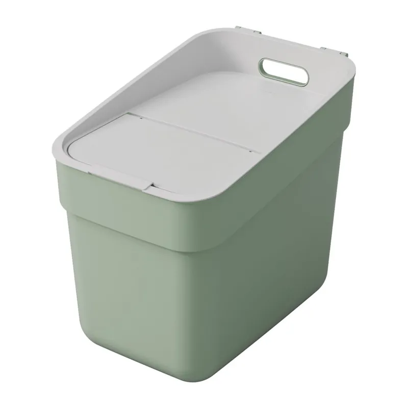 Jasnozielony kosz na śmieci do segregacji odpadów z plastiku z recyklingu 20 l Ready To Collect – Curver Bonami Zamów dziś