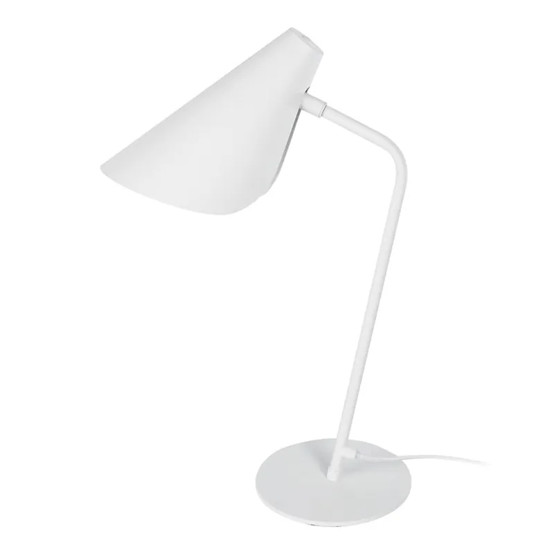 Biała lampa stołowa SULION Lisboa, wys. 45 cm Bonami Wysoka jakość