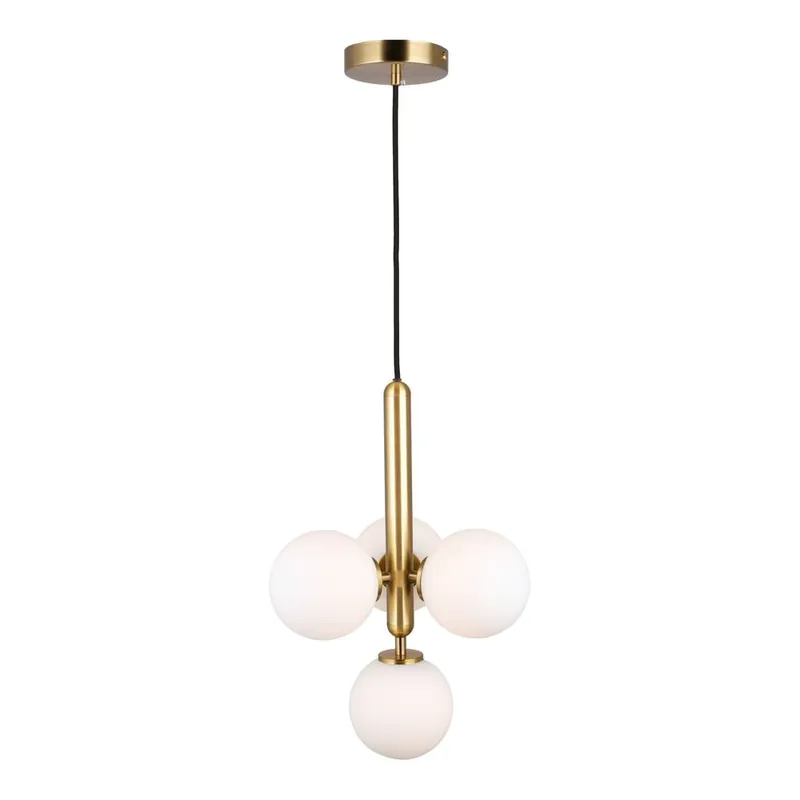 Wysoka jakość Lampa wisząca w kolorze złota SULION Musa, wys. 120 cm Bonami