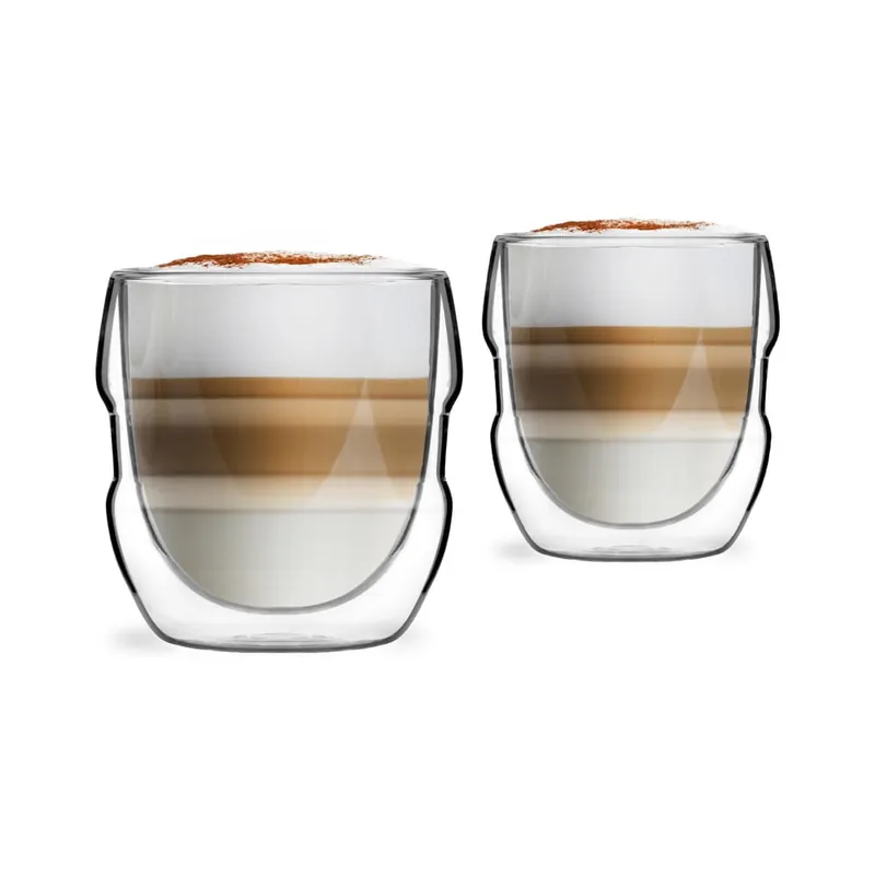 Tani Zestaw 2 szklanek z podwójnymi ściankami Vialli Design Sferico, 250 ml Bonami